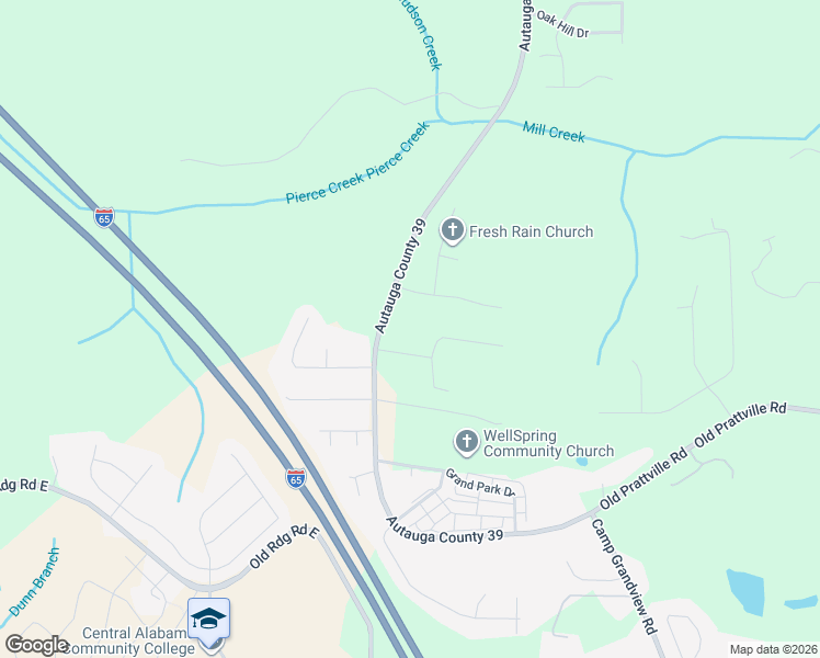 map of restaurants, bars, coffee shops, grocery stores, and more near 1304 County Road 39 in Deatsville