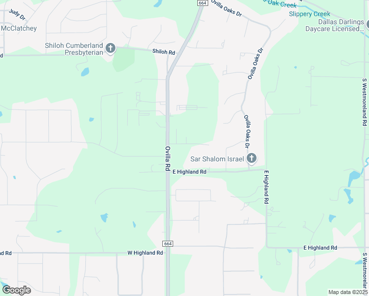 map of restaurants, bars, coffee shops, grocery stores, and more near 8240 Slippery Creek Street in Red Oak