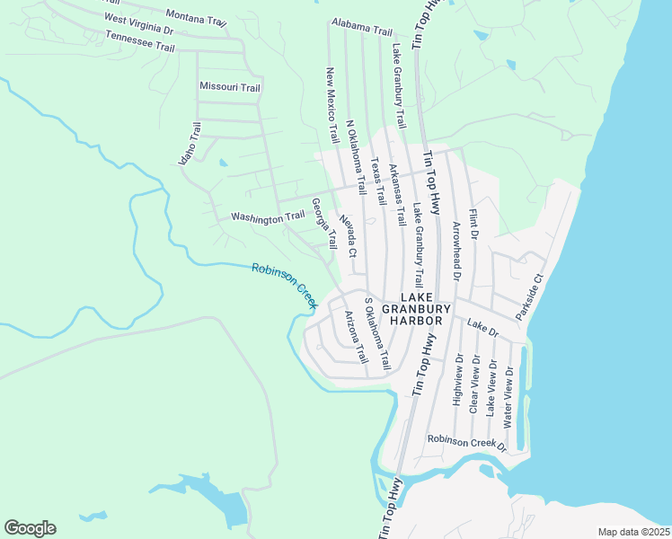 map of restaurants, bars, coffee shops, grocery stores, and more near 5815 Nevada Court in Granbury
