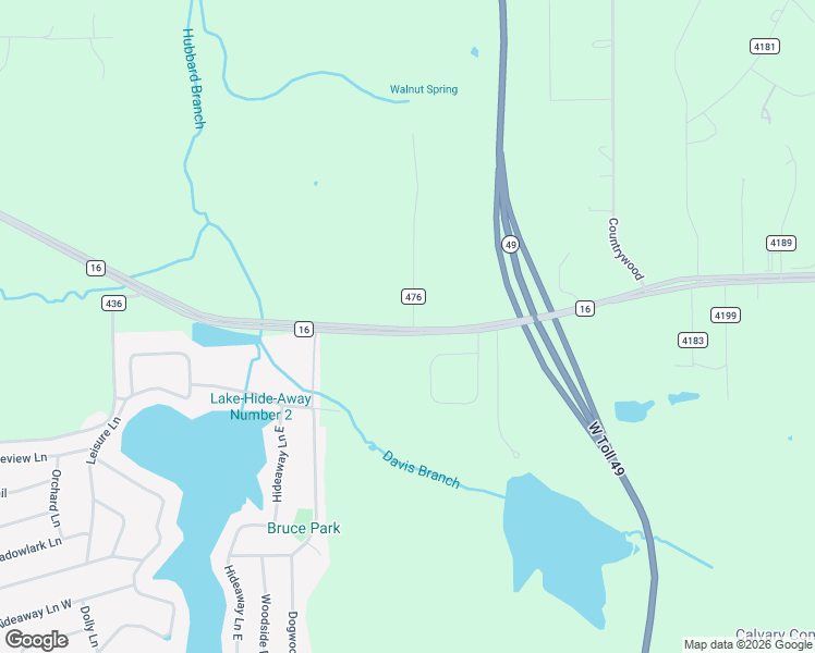map of restaurants, bars, coffee shops, grocery stores, and more near 16864 Farm to Market Road 16 in Lindale