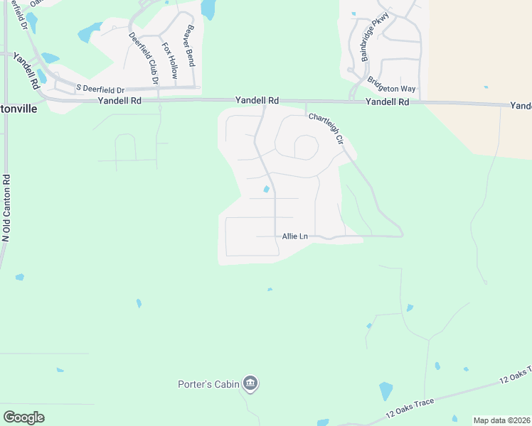 map of restaurants, bars, coffee shops, grocery stores, and more near 165 Notting Hill Place in Canton