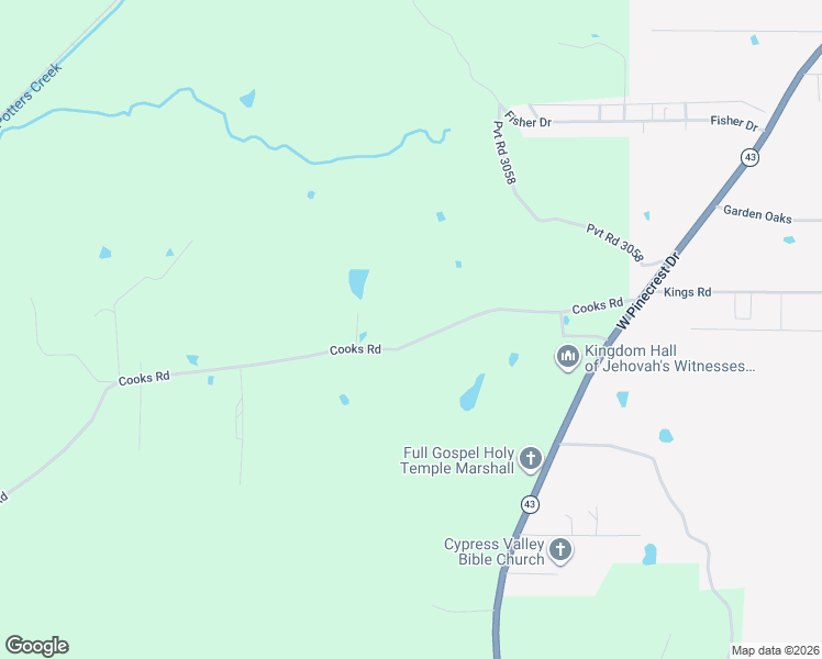 map of restaurants, bars, coffee shops, grocery stores, and more near 3721 Cooks Road in Marshall