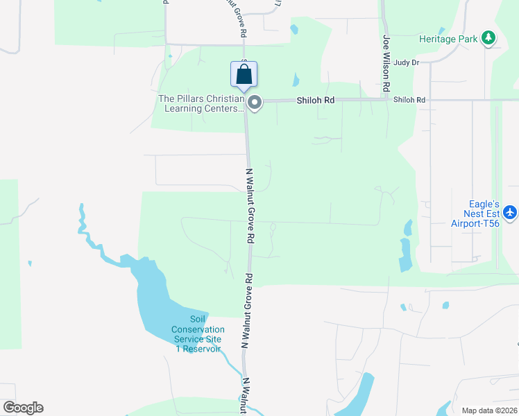 map of restaurants, bars, coffee shops, grocery stores, and more near 2910 American Sparrow Drive in Midlothian