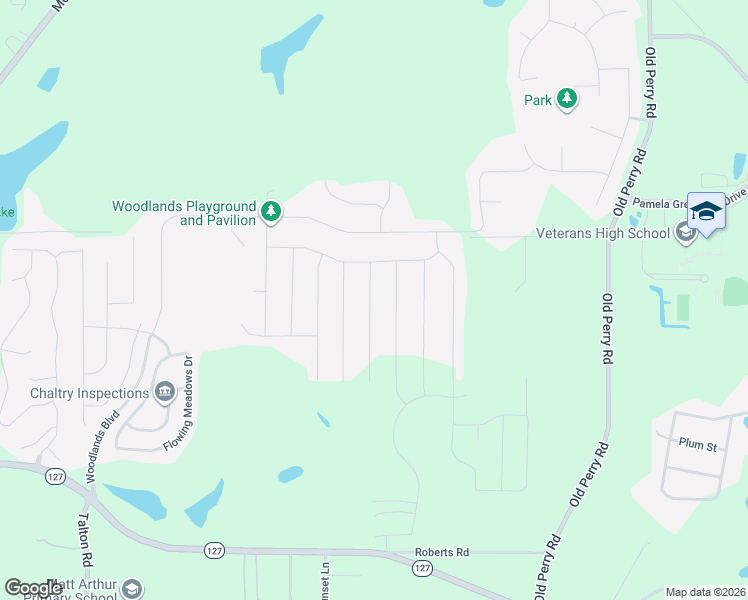 map of restaurants, bars, coffee shops, grocery stores, and more near 122 East Bob White Road in Kathleen