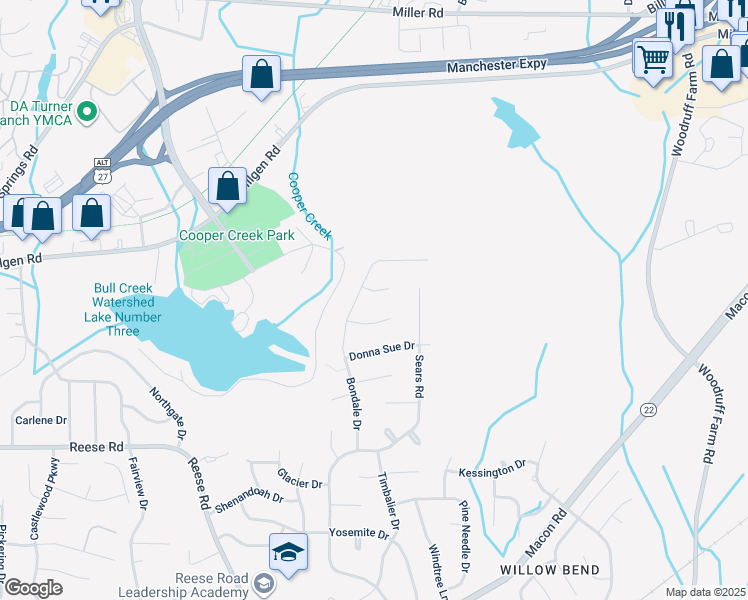 map of restaurants, bars, coffee shops, grocery stores, and more near 20 Benfield Court in Columbus