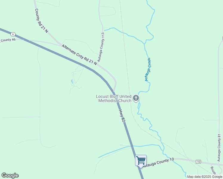 map of restaurants, bars, coffee shops, grocery stores, and more near 2115 U.S. 82 in Prattville