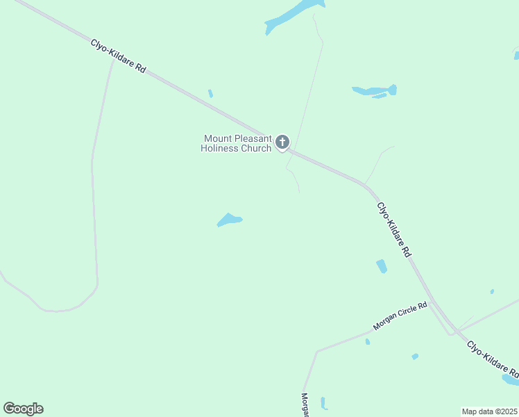 map of restaurants, bars, coffee shops, grocery stores, and more near 1799 Clyo-Kildare Road in Clyo