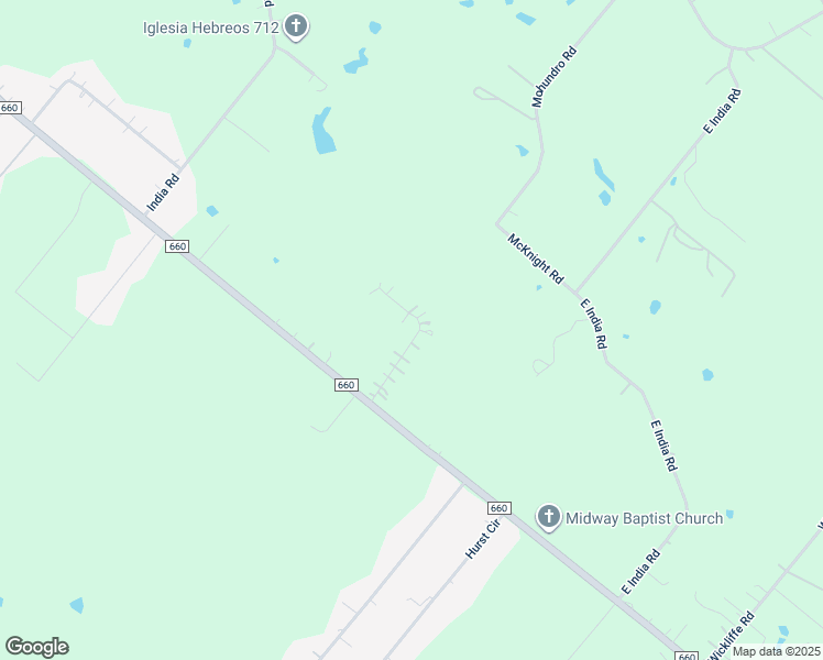 map of restaurants, bars, coffee shops, grocery stores, and more near 113 Navajo Road in Ferris