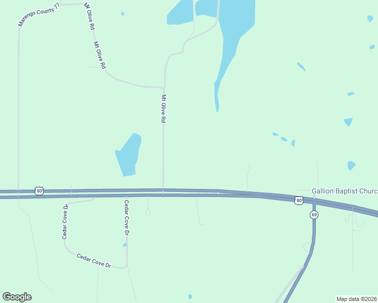 map of restaurants, bars, coffee shops, grocery stores, and more near 1121 Mount Oliver Road in Gallion