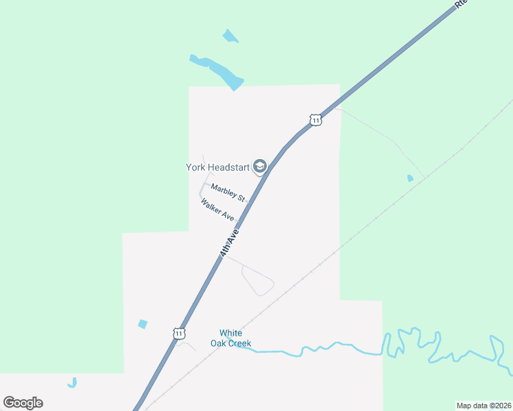 map of restaurants, bars, coffee shops, grocery stores, and more near 1607 4th Avenue in York