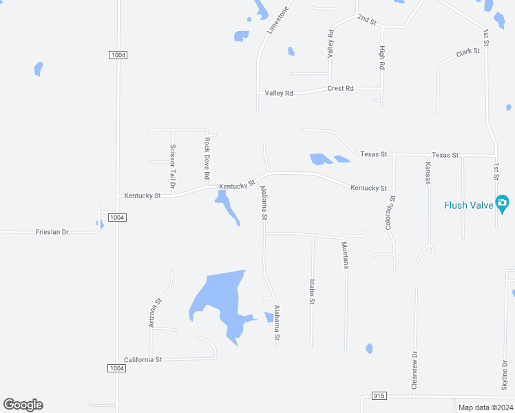 map of restaurants, bars, coffee shops, grocery stores, and more near 9313 Alabama Street in Joshua