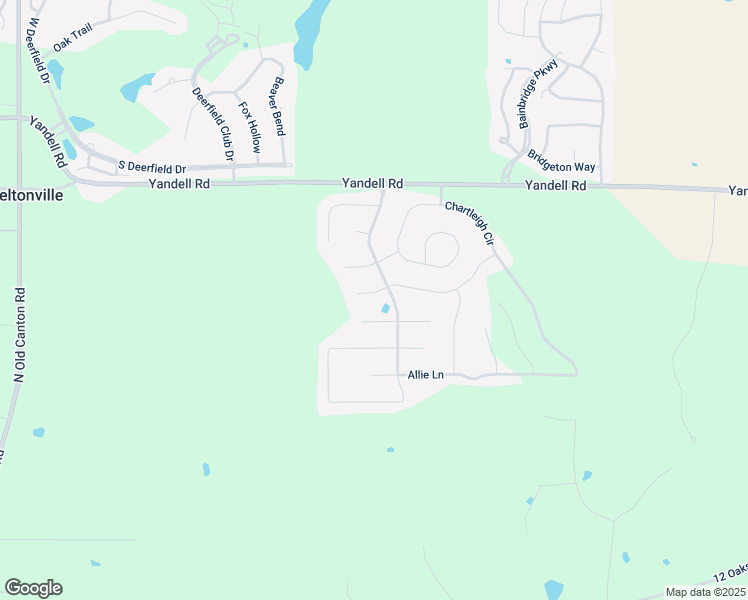 map of restaurants, bars, coffee shops, grocery stores, and more near 107 Richmond Way in Canton