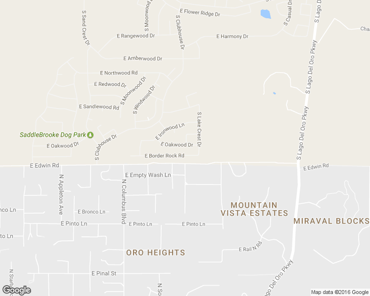 map of restaurants, bars, coffee shops, grocery stores, and more near 62816 East Border Rock Road in Saddlebrooke