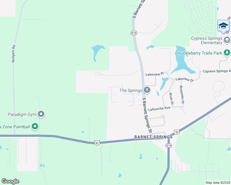 map of restaurants, bars, coffee shops, grocery stores, and more near 3504 Evelyn Circle in Ruston
