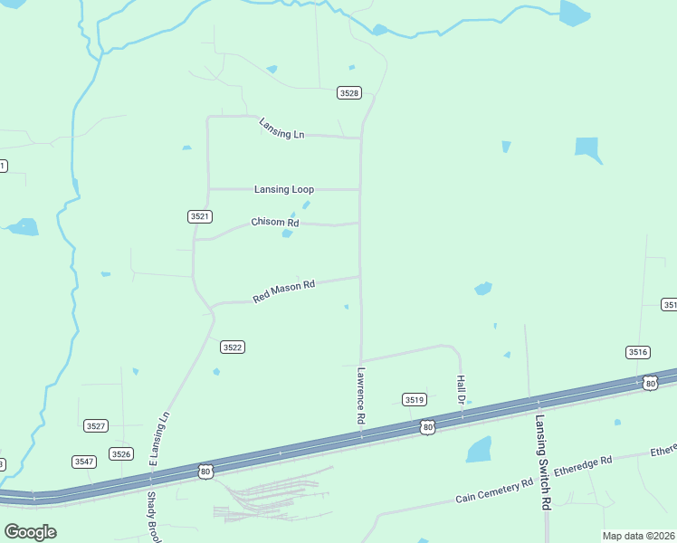 map of restaurants, bars, coffee shops, grocery stores, and more near 6044 Red Mason Road in Longview