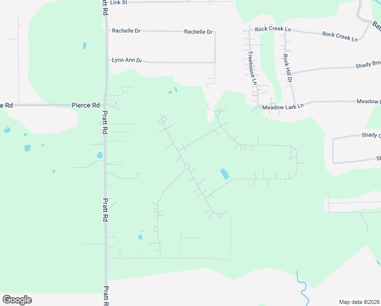 map of restaurants, bars, coffee shops, grocery stores, and more near 160 Steel Dust Drive in Red Oak