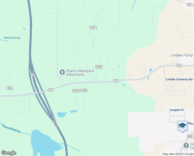 map of restaurants, bars, coffee shops, grocery stores, and more near 16074 Farm to Market 16 in Lindale