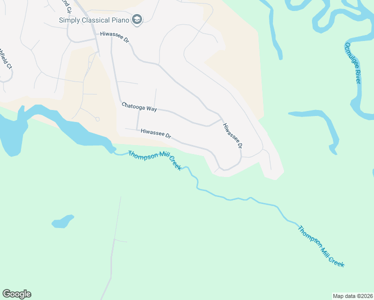 map of restaurants, bars, coffee shops, grocery stores, and more near 2109 Hiwassee Drive in Bonaire