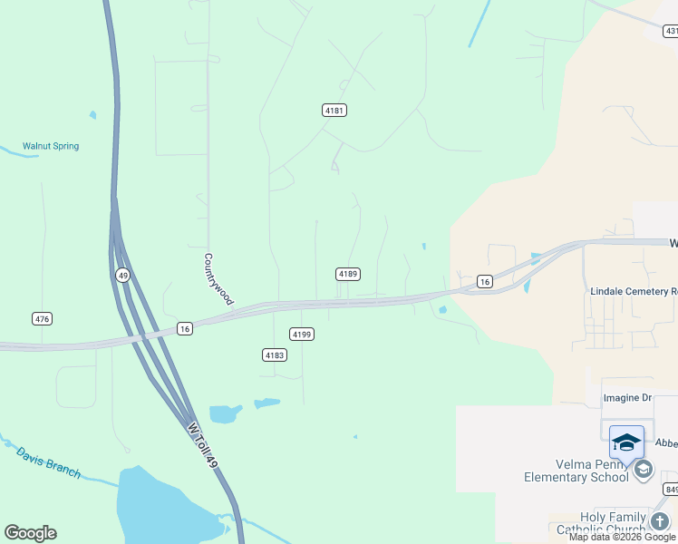 map of restaurants, bars, coffee shops, grocery stores, and more near 16074 Farm to Market 16 in Lindale