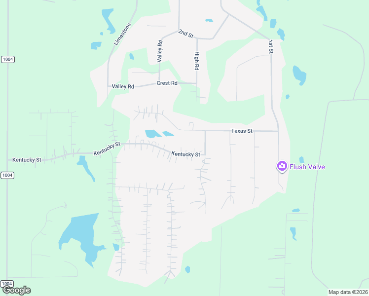 map of restaurants, bars, coffee shops, grocery stores, and more near 5712 Kentucky Street in Joshua