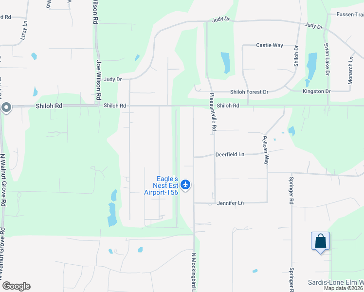 map of restaurants, bars, coffee shops, grocery stores, and more near 2920 Falcon Way in Midlothian