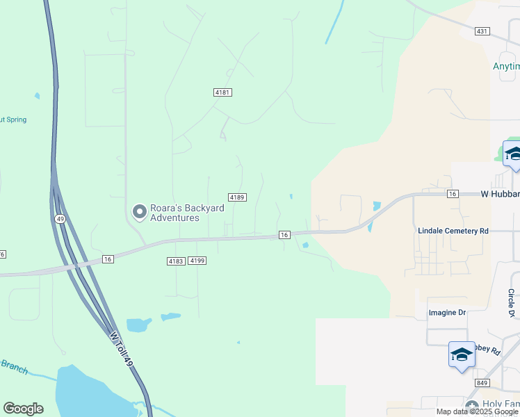 map of restaurants, bars, coffee shops, grocery stores, and more near 16932 Sentinel Lane in Lindale
