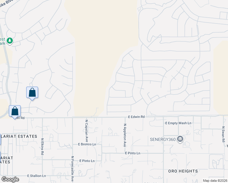 map of restaurants, bars, coffee shops, grocery stores, and more near 61670 East Ironwood Lane in Tucson