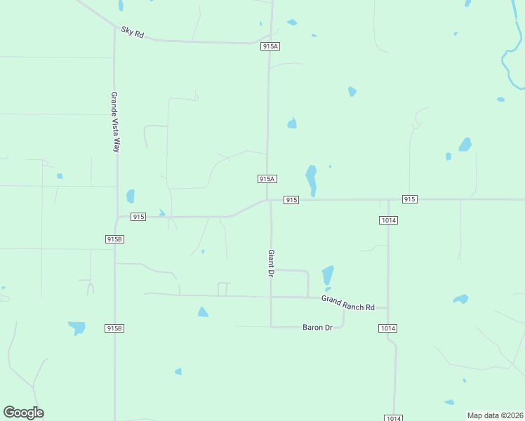 map of restaurants, bars, coffee shops, grocery stores, and more near 5701 County Road 915 in Joshua