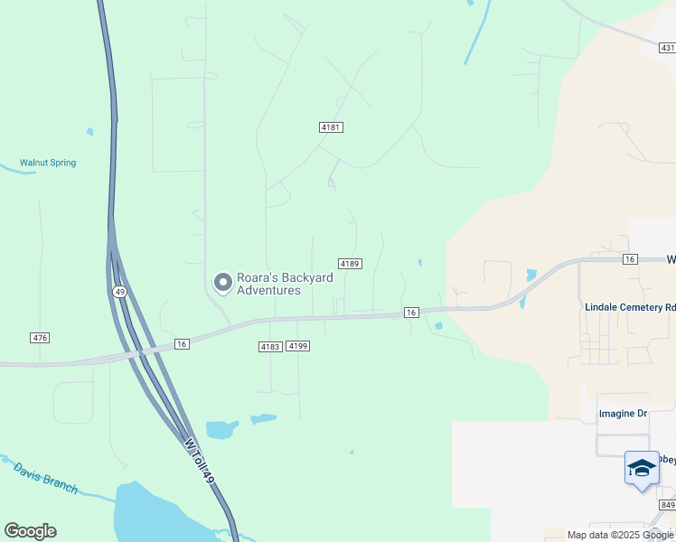map of restaurants, bars, coffee shops, grocery stores, and more near 16074 Farm to Market 16 in Lindale