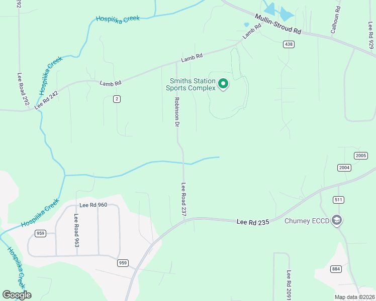 map of restaurants, bars, coffee shops, grocery stores, and more near 420 Lee Road 237 in Smiths Station