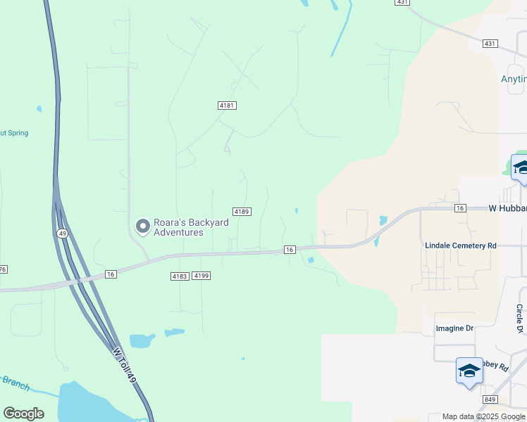 map of restaurants, bars, coffee shops, grocery stores, and more near 17071 Sentinel Lane in Lindale