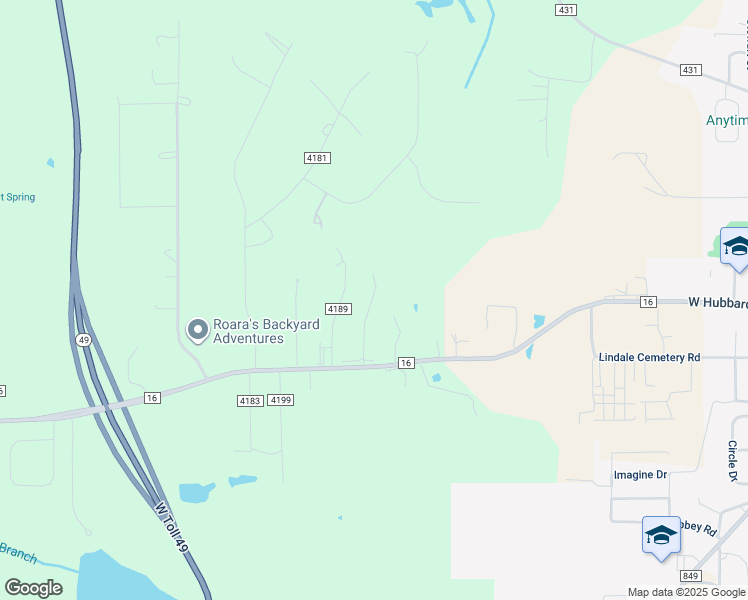 map of restaurants, bars, coffee shops, grocery stores, and more near 17071 Sentinel Lane in Lindale