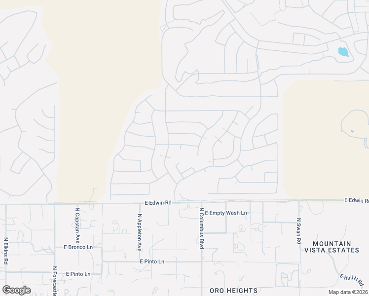 map of restaurants, bars, coffee shops, grocery stores, and more near 62235 East Sandlewood Road in Tucson