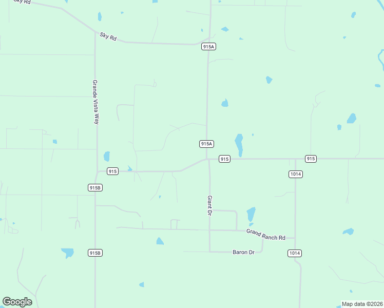 map of restaurants, bars, coffee shops, grocery stores, and more near 5716 County Road 915 in Joshua