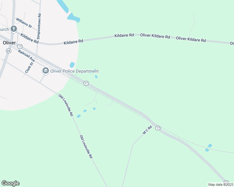 map of restaurants, bars, coffee shops, grocery stores, and more near 8142 Georgia 17 in Newington