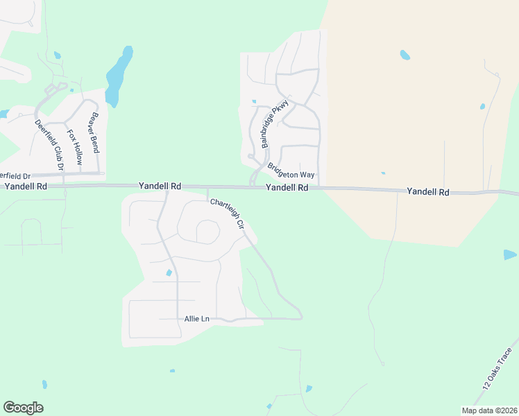 map of restaurants, bars, coffee shops, grocery stores, and more near 1063-1083 Yandell Road in Canton
