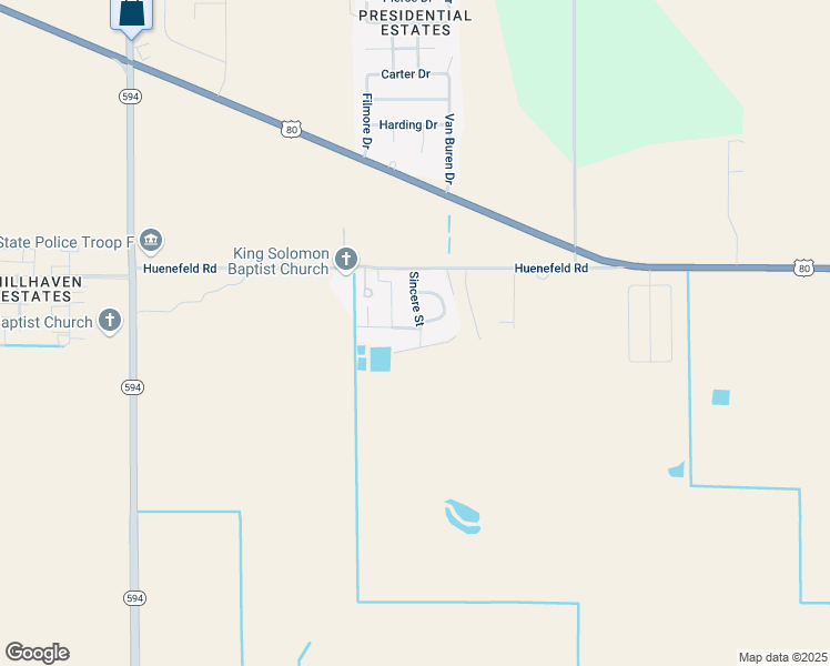 map of restaurants, bars, coffee shops, grocery stores, and more near 107 Lovely Lane in Monroe
