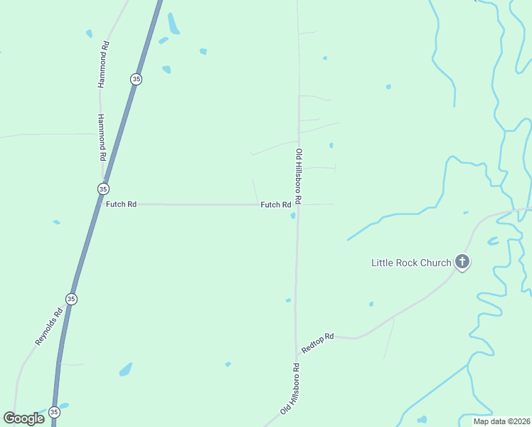 map of restaurants, bars, coffee shops, grocery stores, and more near 591 Futch Road in Forest