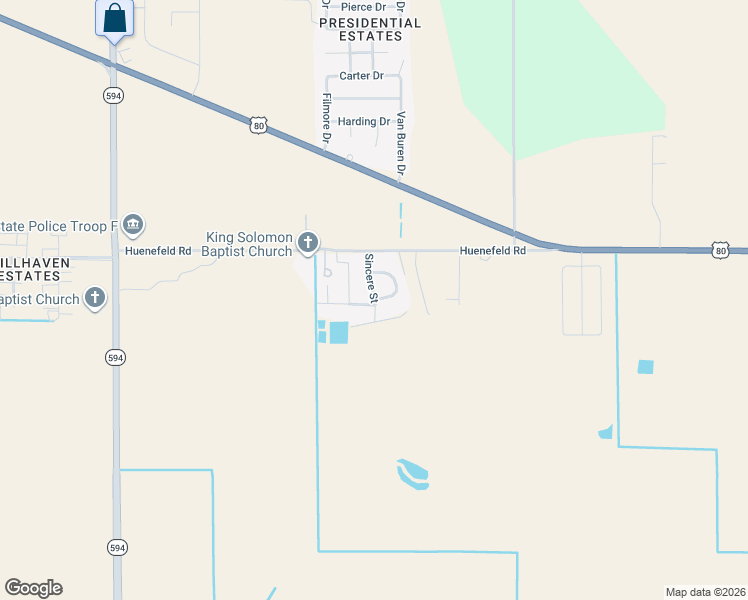 map of restaurants, bars, coffee shops, grocery stores, and more near 298 Sincere St in Monroe