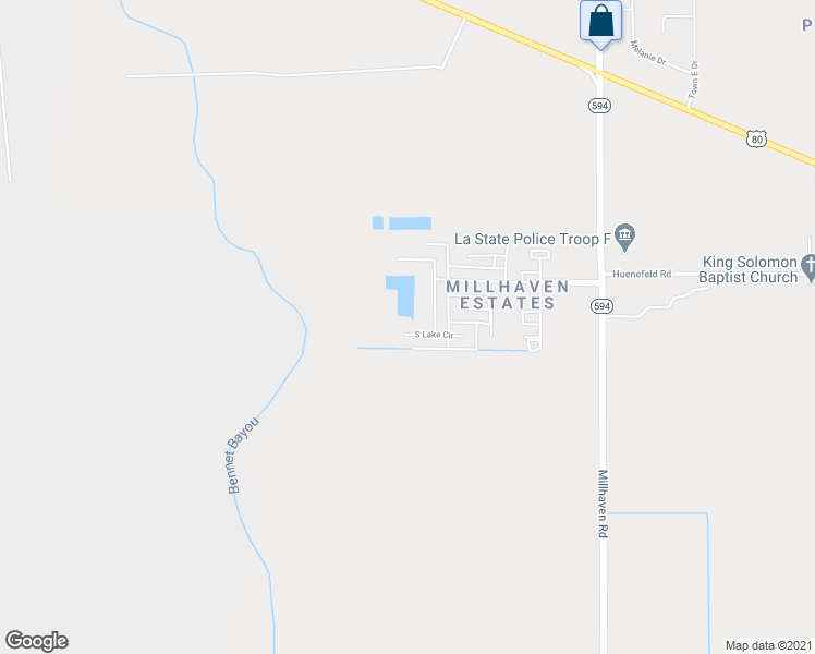 map of restaurants, bars, coffee shops, grocery stores, and more near 205 South Lake Circle in Monroe