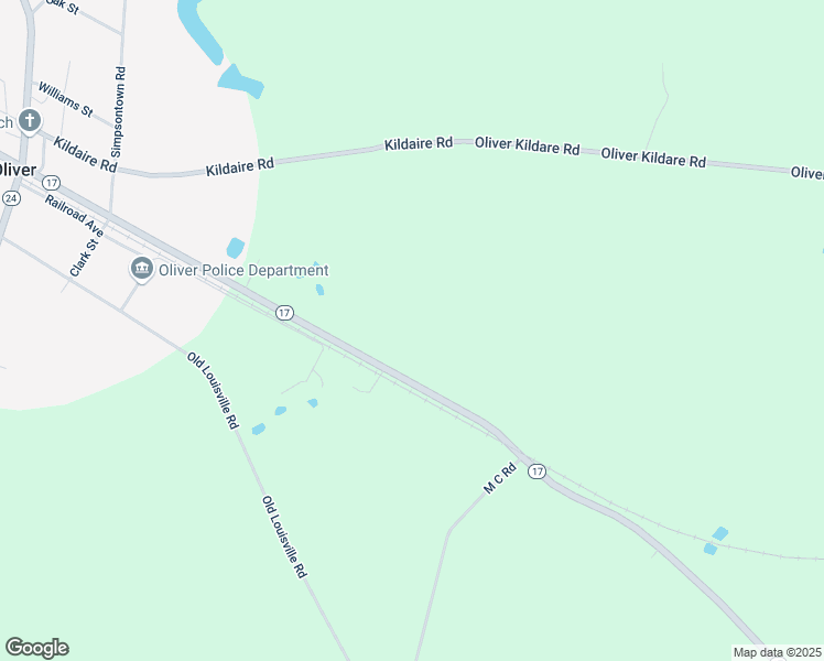 map of restaurants, bars, coffee shops, grocery stores, and more near 8142 Georgia 17 in Newington