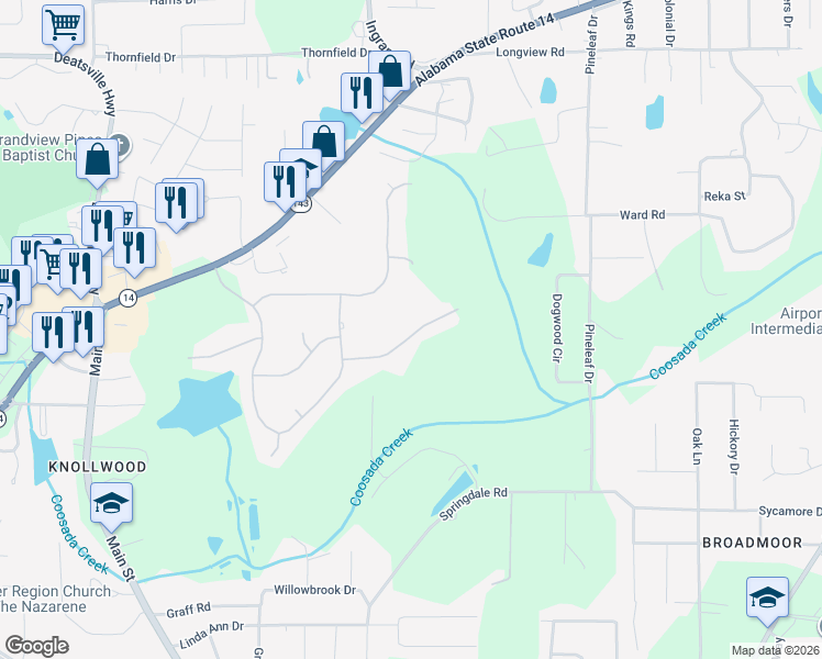 map of restaurants, bars, coffee shops, grocery stores, and more near 300 Plantation Crossing in Millbrook