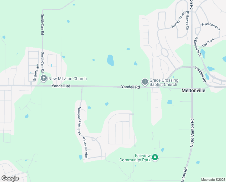 map of restaurants, bars, coffee shops, grocery stores, and more near 549 Yandell Road in Canton