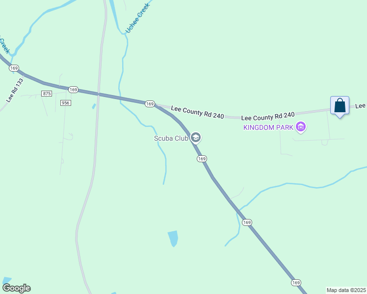map of restaurants, bars, coffee shops, grocery stores, and more near 10025 Alabama 169 in Salem