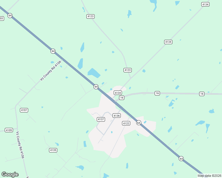 map of restaurants, bars, coffee shops, grocery stores, and more near County Road 4134 in Canton