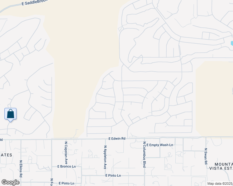 map of restaurants, bars, coffee shops, grocery stores, and more near 39595 South Hollywood Way in Tucson