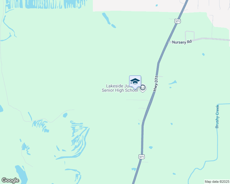 map of restaurants, bars, coffee shops, grocery stores, and more near 9090 U.S. 371 in Sibley