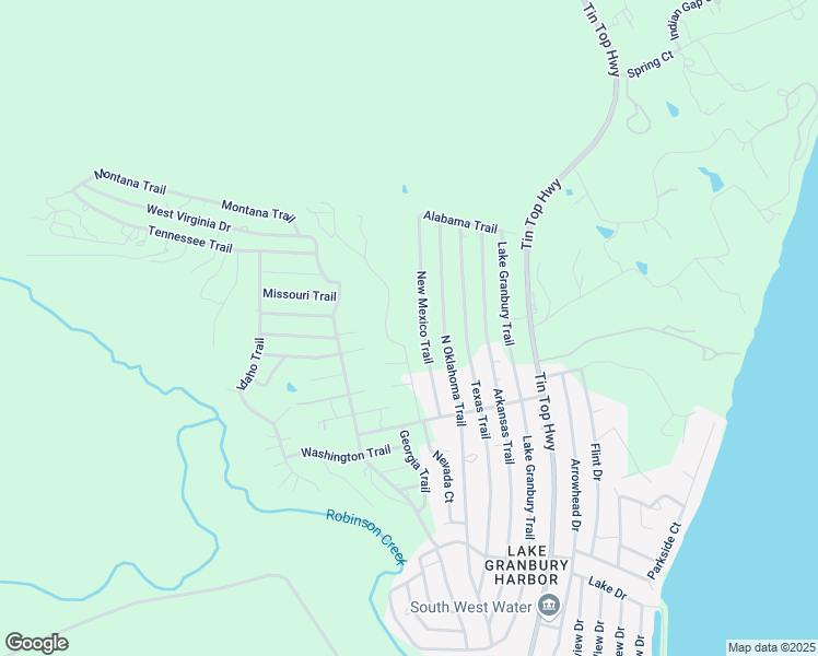 map of restaurants, bars, coffee shops, grocery stores, and more near 6124 New Mexico Trail in Granbury
