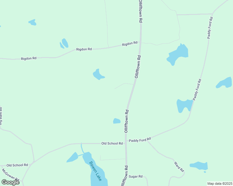 map of restaurants, bars, coffee shops, grocery stores, and more near 28597 Ollifftown Road in Metter