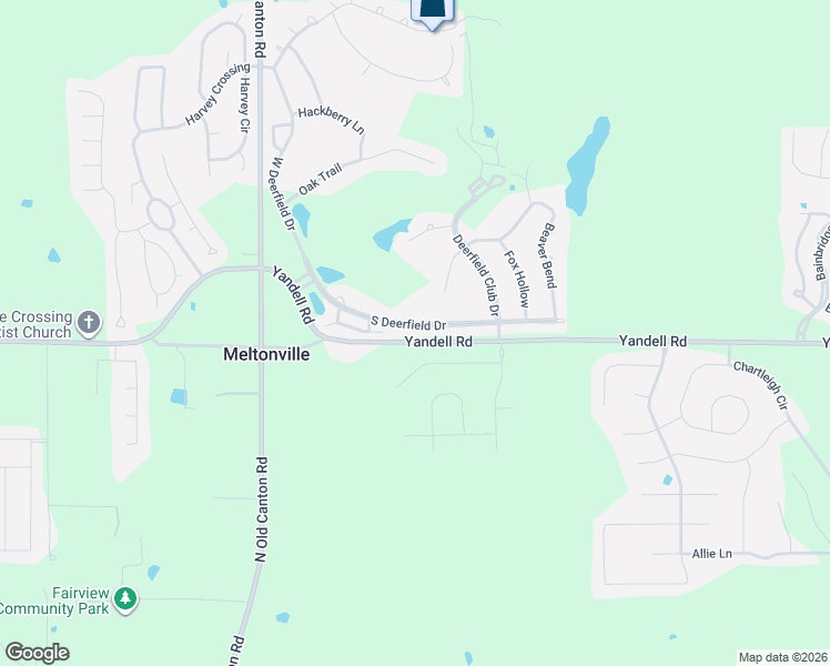 map of restaurants, bars, coffee shops, grocery stores, and more near 579 South Deerfield Drive in Canton